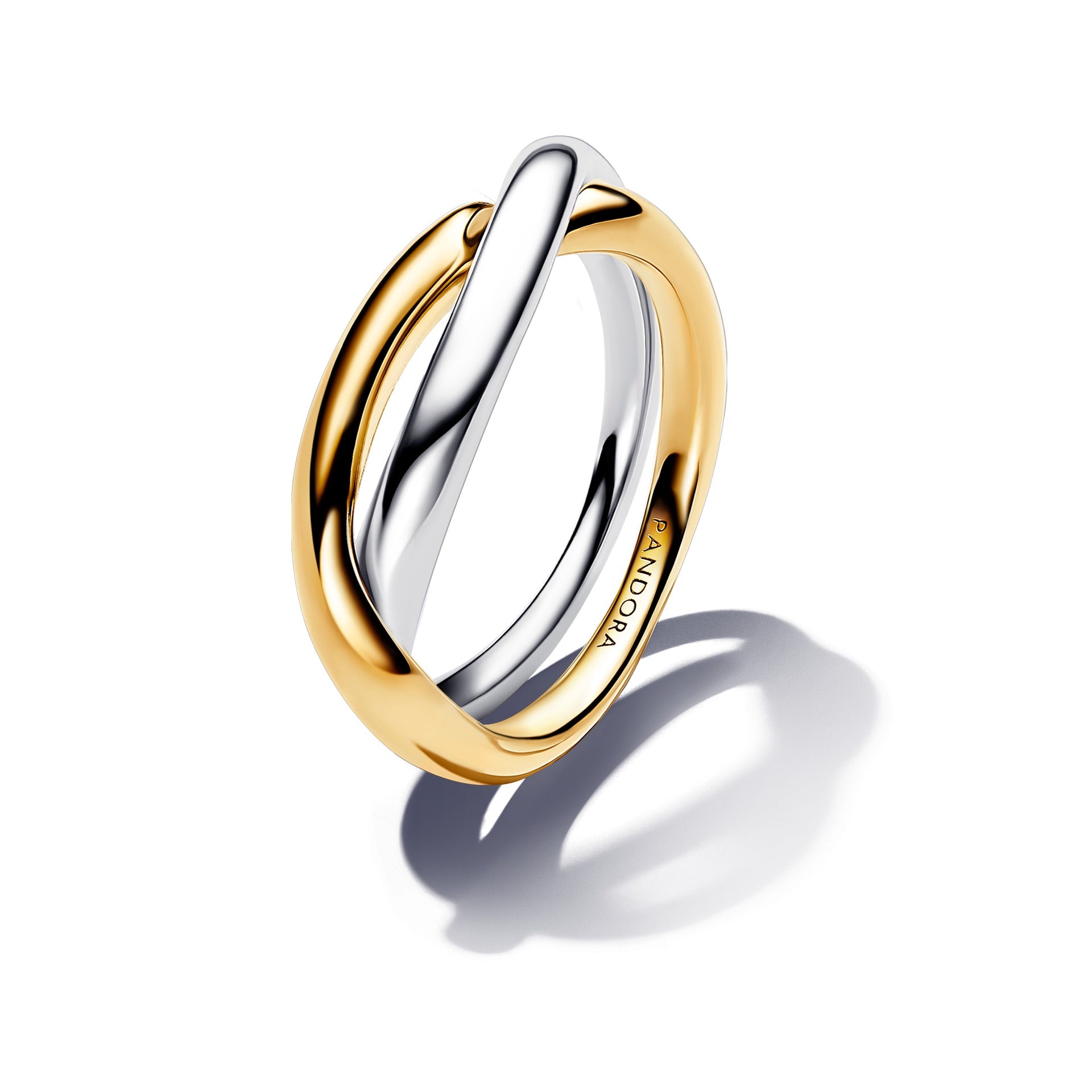 Pandora Two-tone Entwined Bands Ring – Elisa Ilana