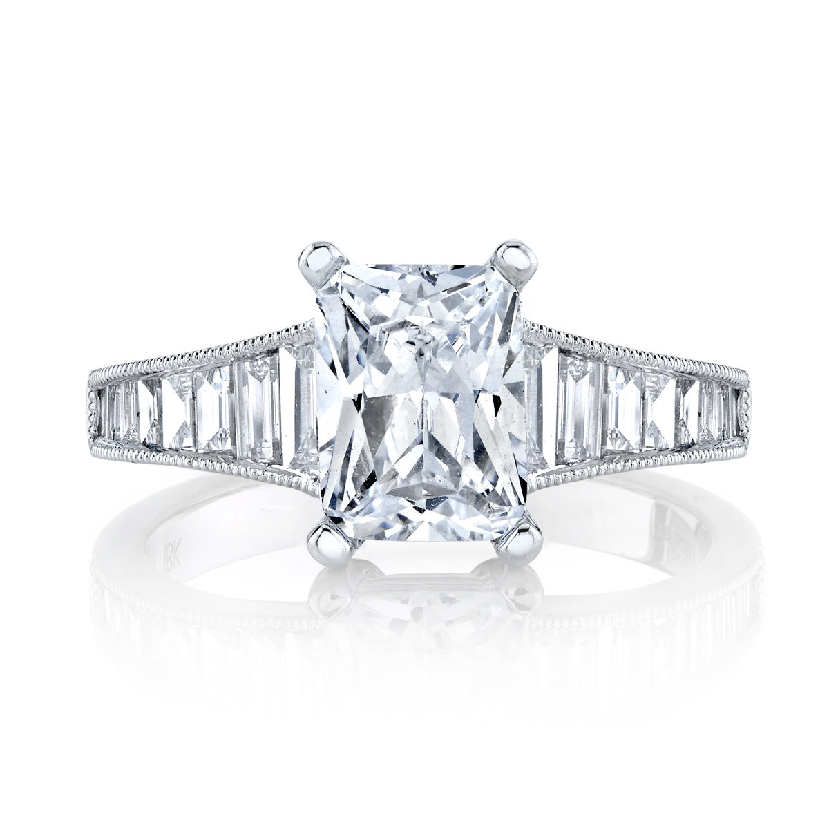 Parade Ascending Baguette Diamond Engagement Ring