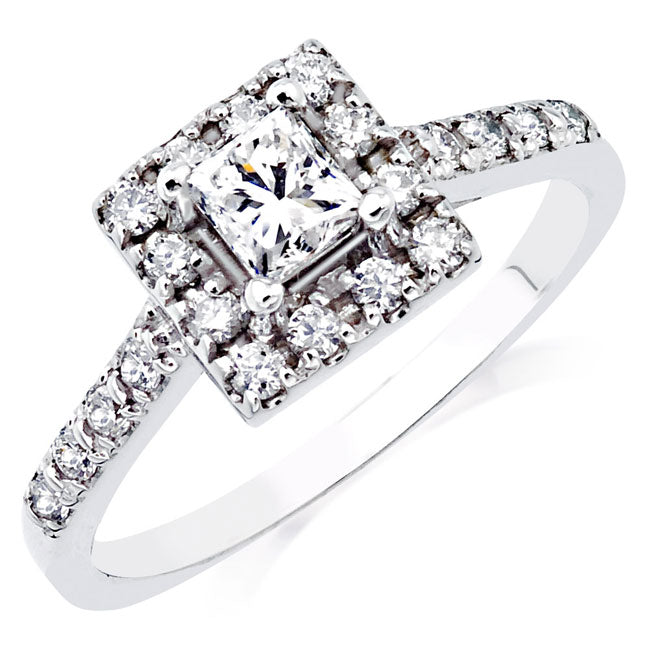Evie Diamond Ring 3/8ct center with .36ct melee-345531