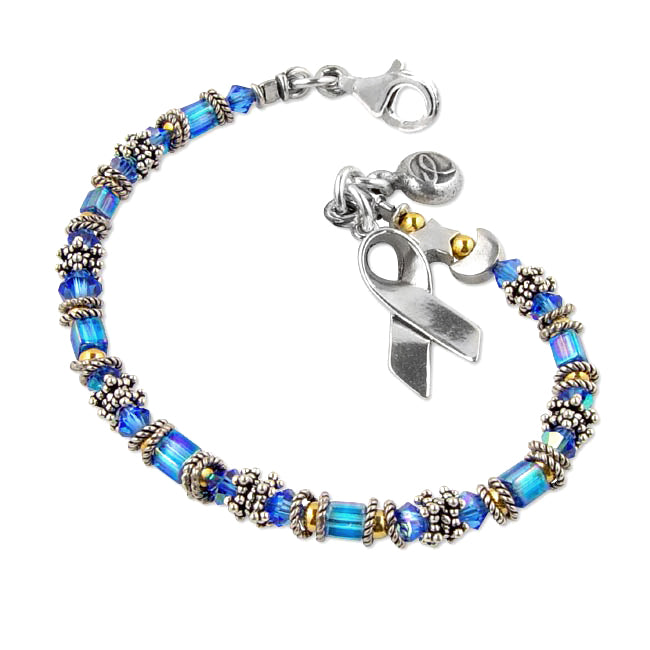 Colon Cancer Miyuki Style Awareness Bracelet-179171