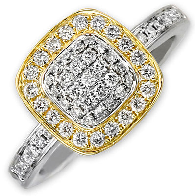 61dia/.44ct Diamonds set in 18K Ring-336529
