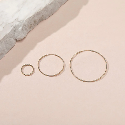 EVA | 14 mm Endless Hoop Earring and Charm Connector
