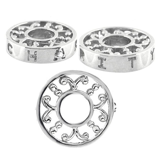 Storywheels CHARITY with Diamond Sterling Silver Wheel-331043