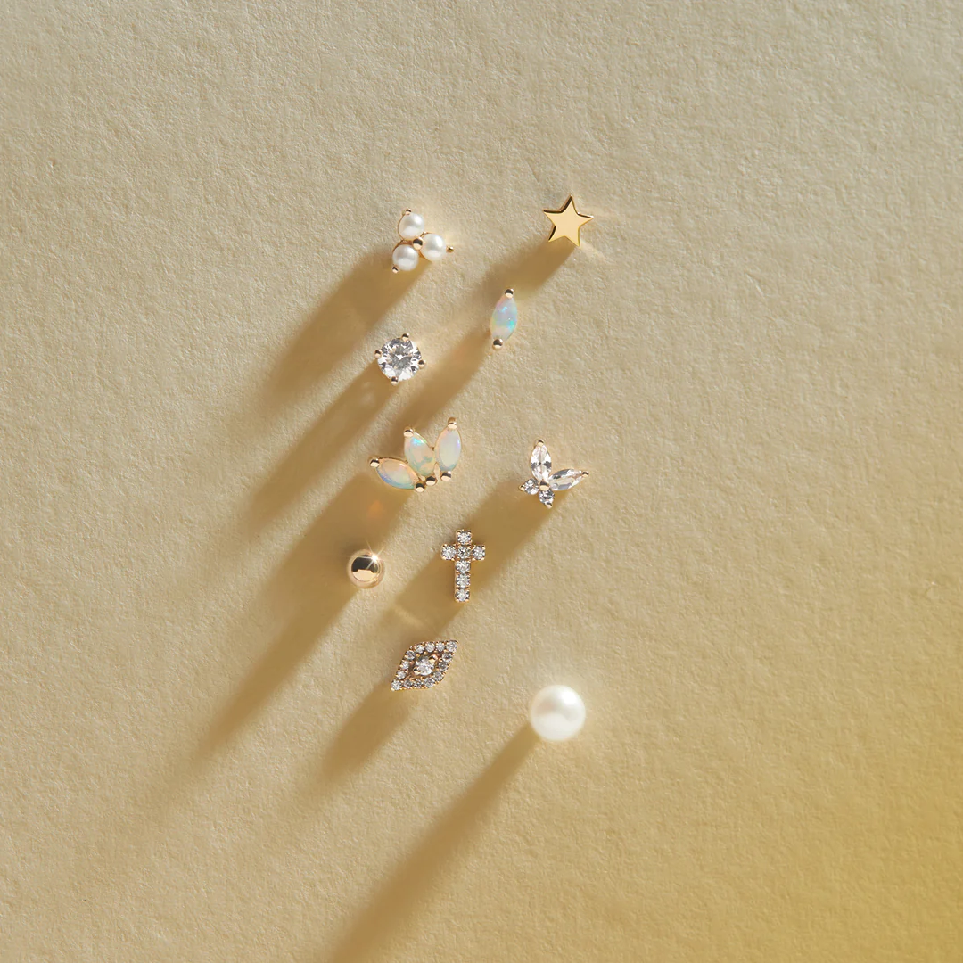 REESE| Lab Grown Diamond Piercing Top Earring