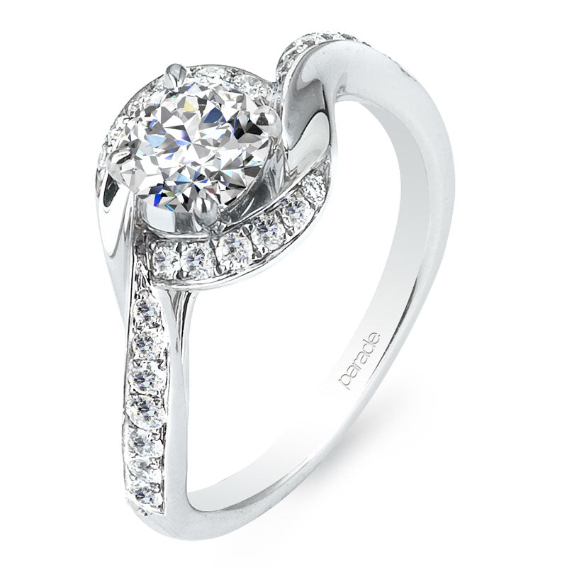 Parade Alternating Halo Diamond Ring-345258