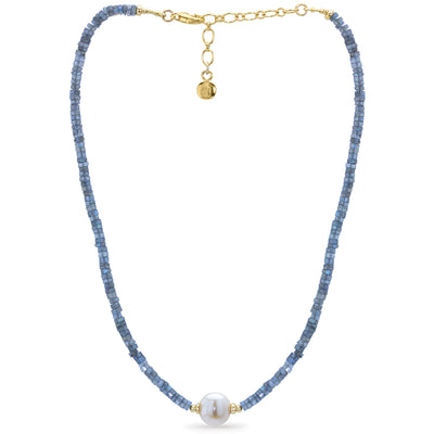 Impressionist Collection Labradorite & Pearl Necklace