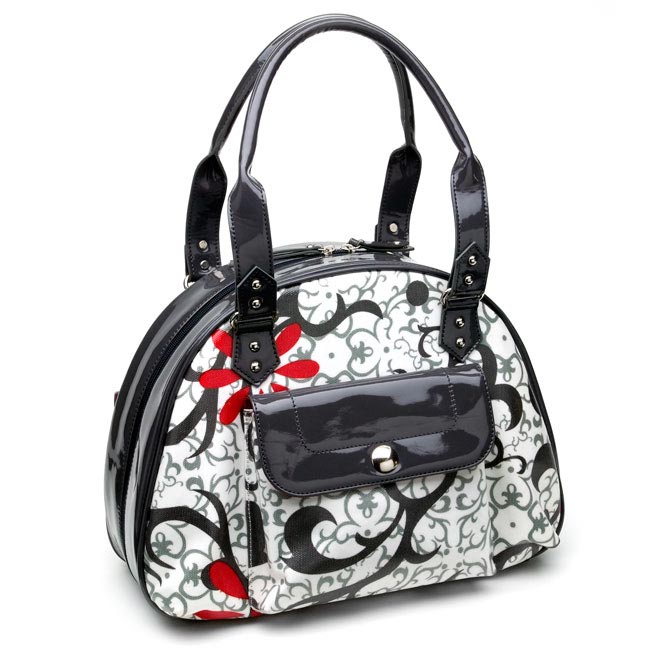 Red, White & Black Jewelry Bag-337015