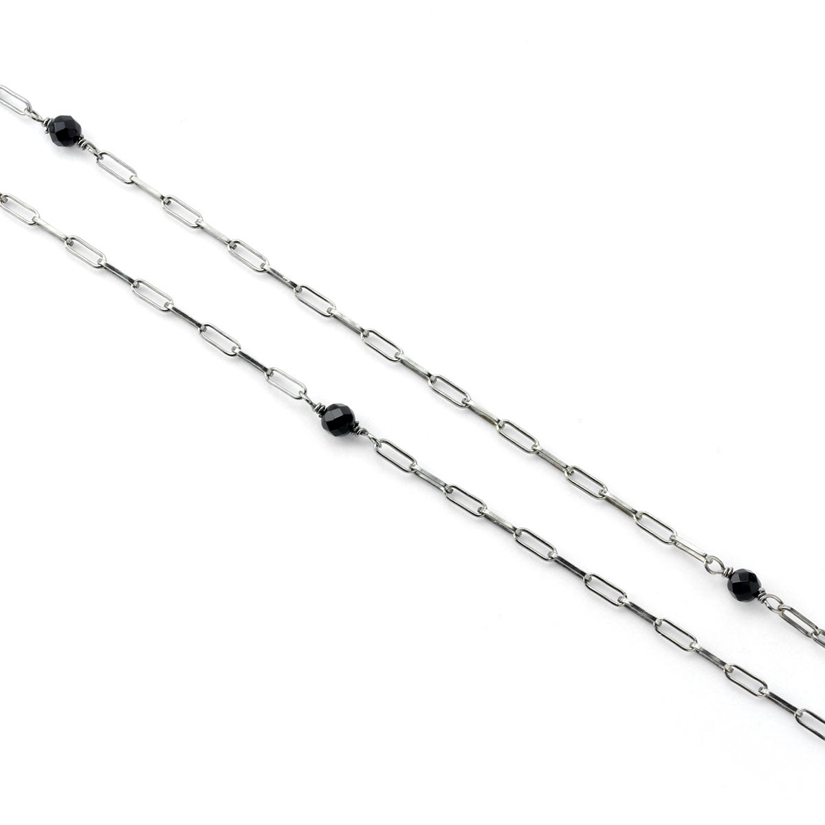 TUUM Burnished Rhodium Silver Chain Necklace