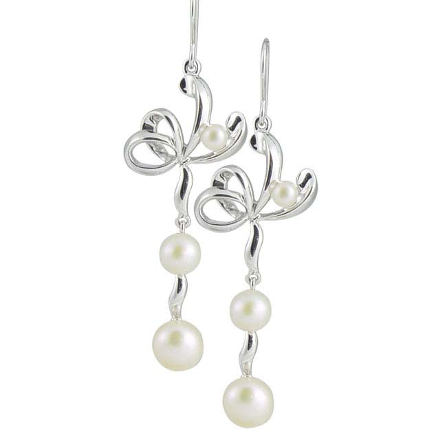 Decorative Pearl Earrings-220156