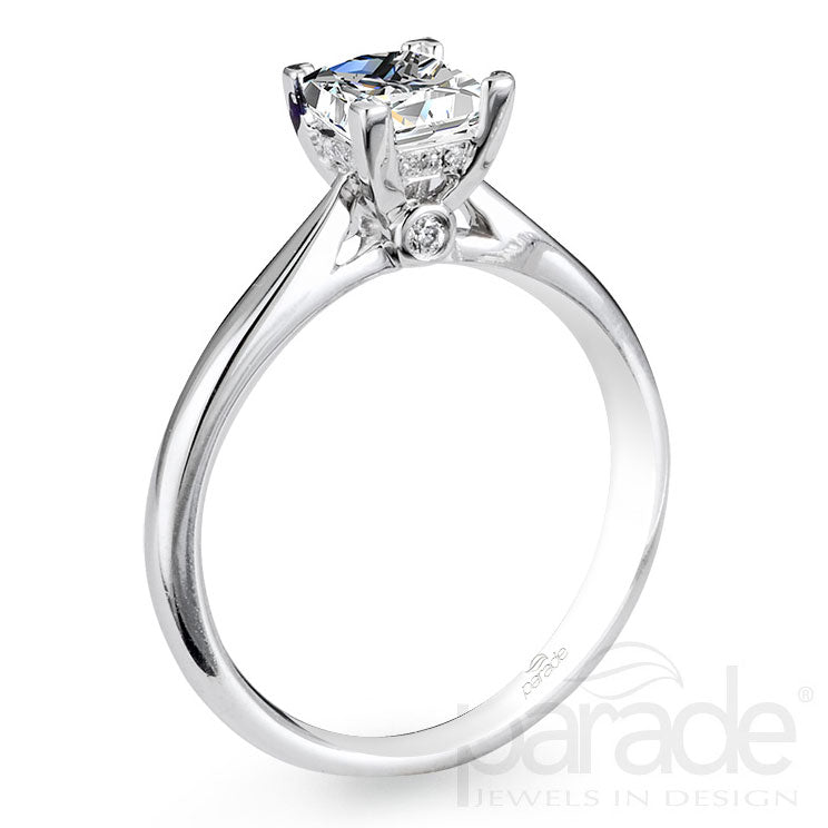 PARADE Classic Solitaire 18K White Gold Ring