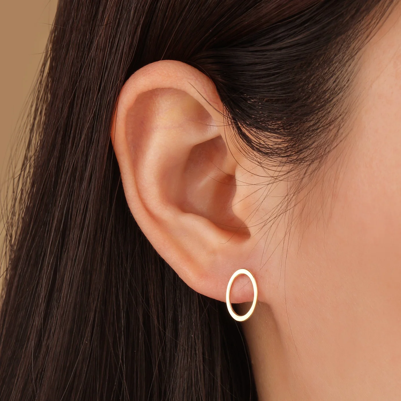 IRENE | Open Oval Earrings