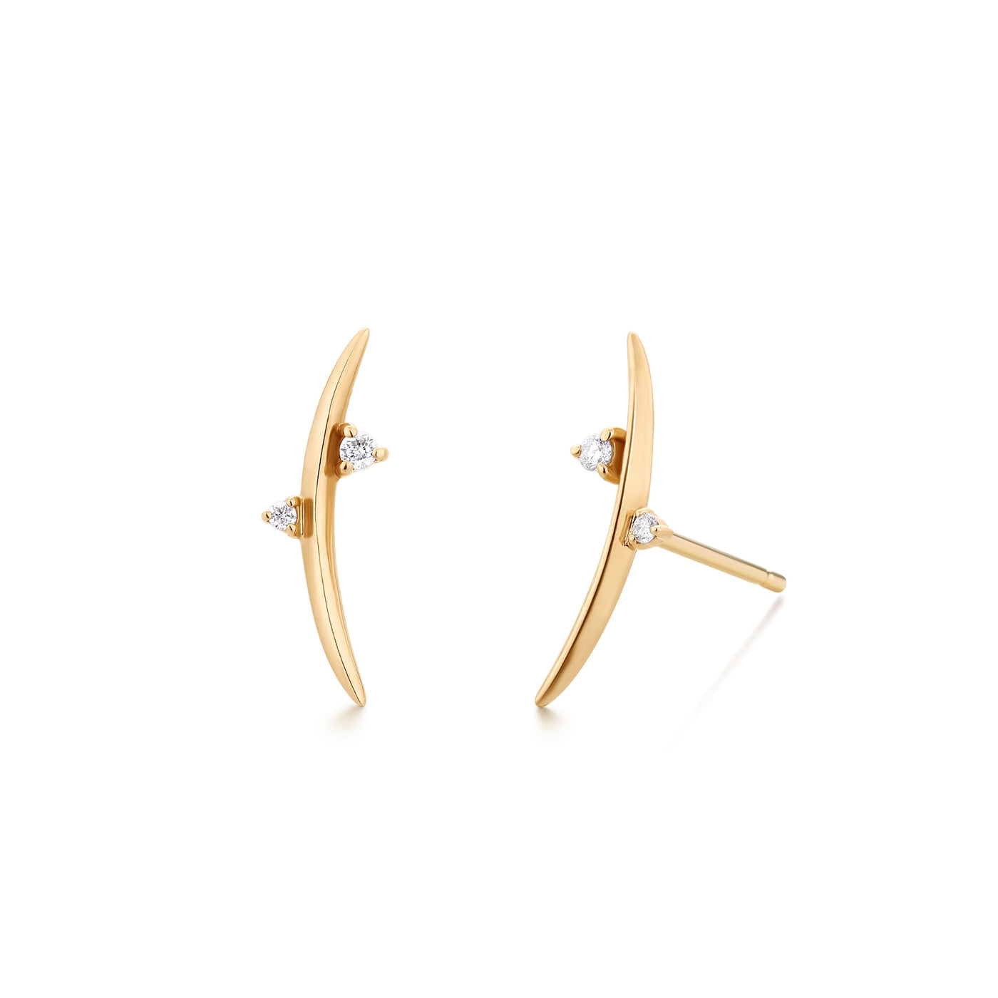 DORA | Diamond Arc Earrings