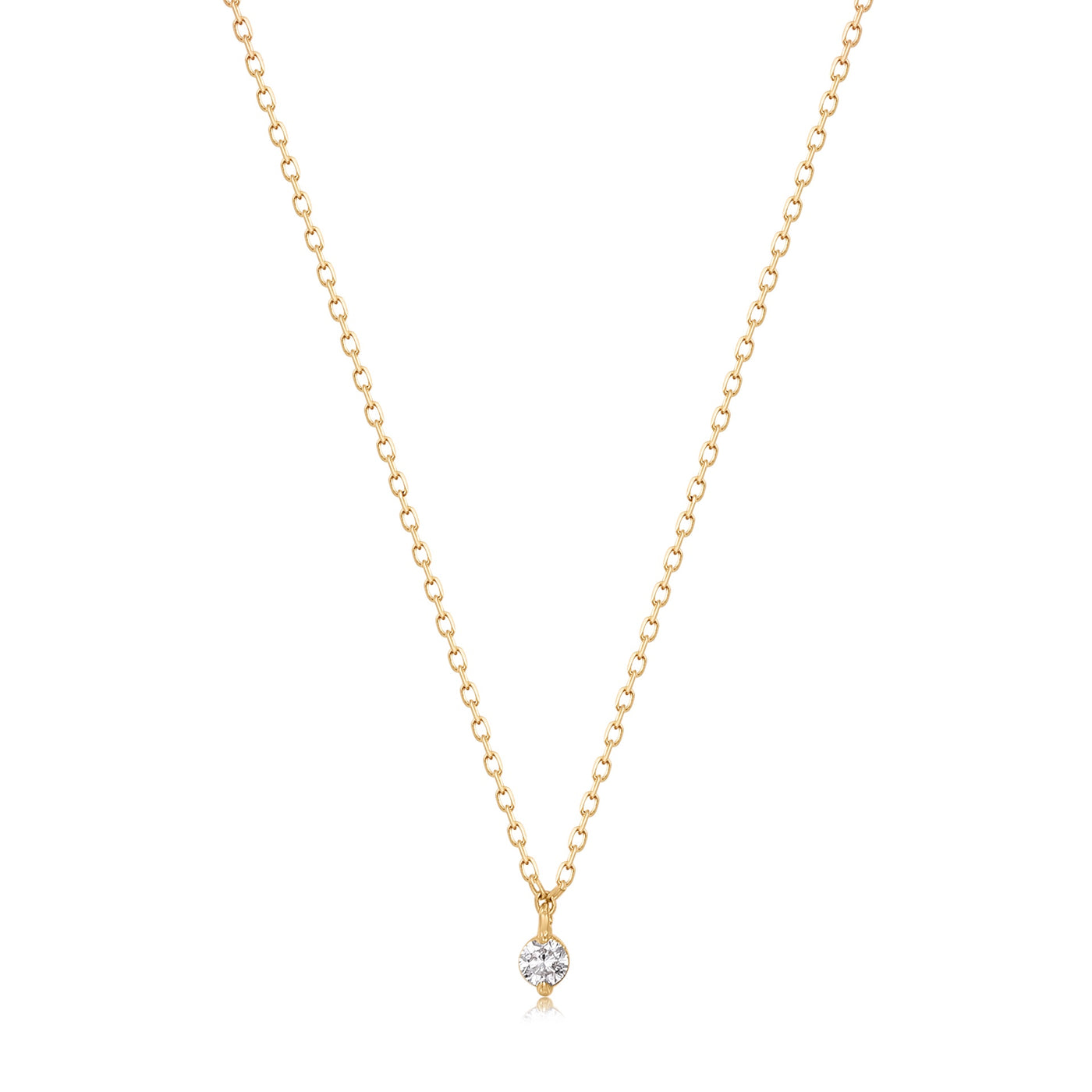 ESME | Floating Diamond Solitaire Necklace