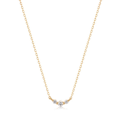 INEZ | Triple Diamond Necklace