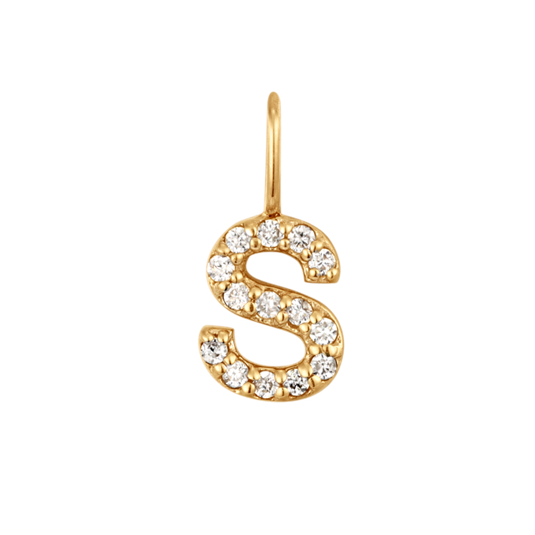 S | Diamond Initial Charm