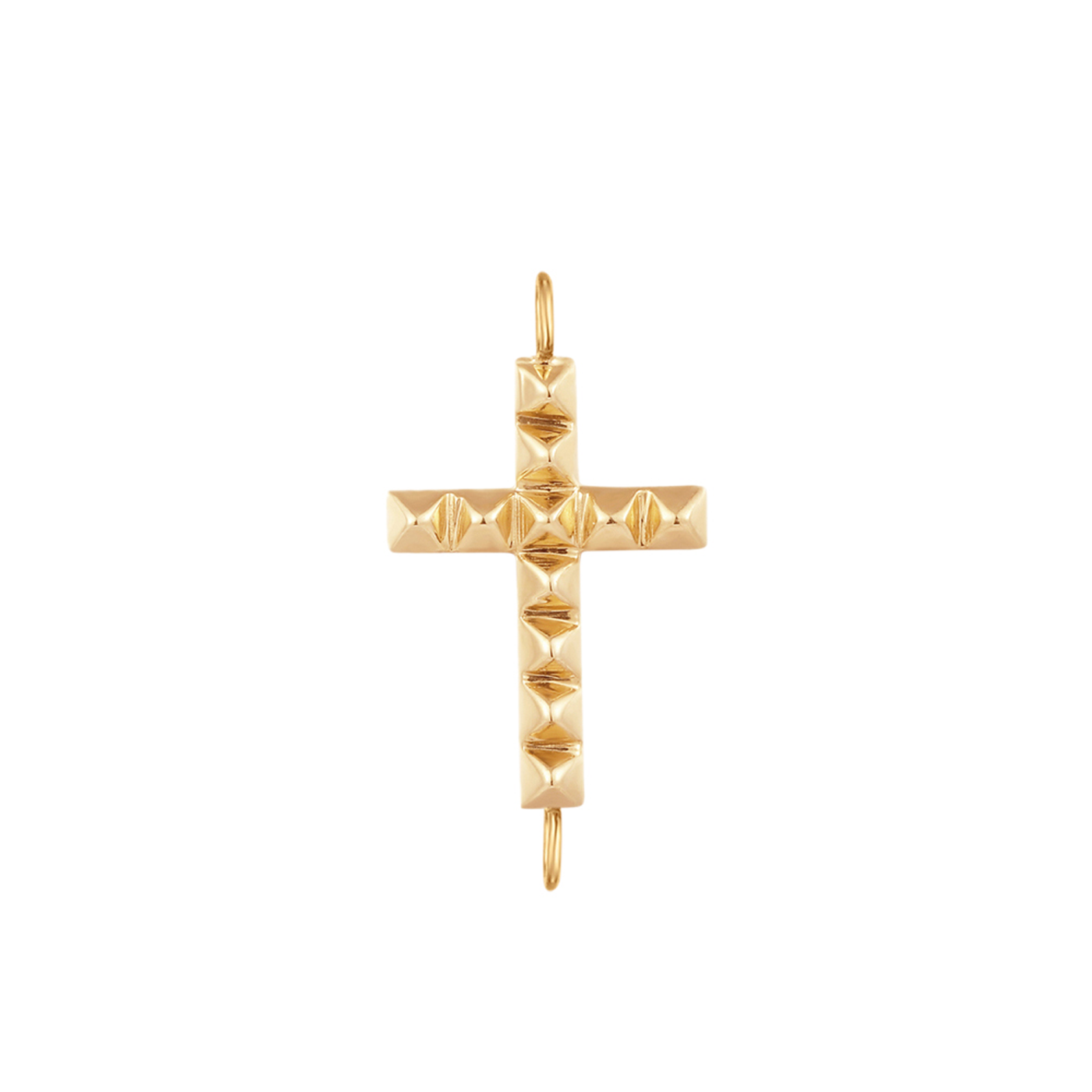 REBECCA | Cross Charm with Double Bail