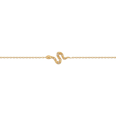 NEFERTITI | Diamond Snake Bracelet