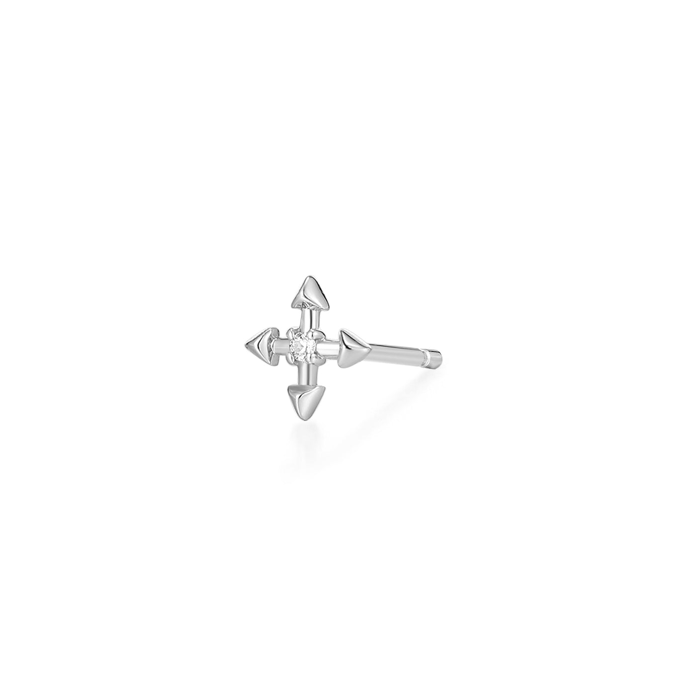 LIESE | Diamond Compass Single Earring