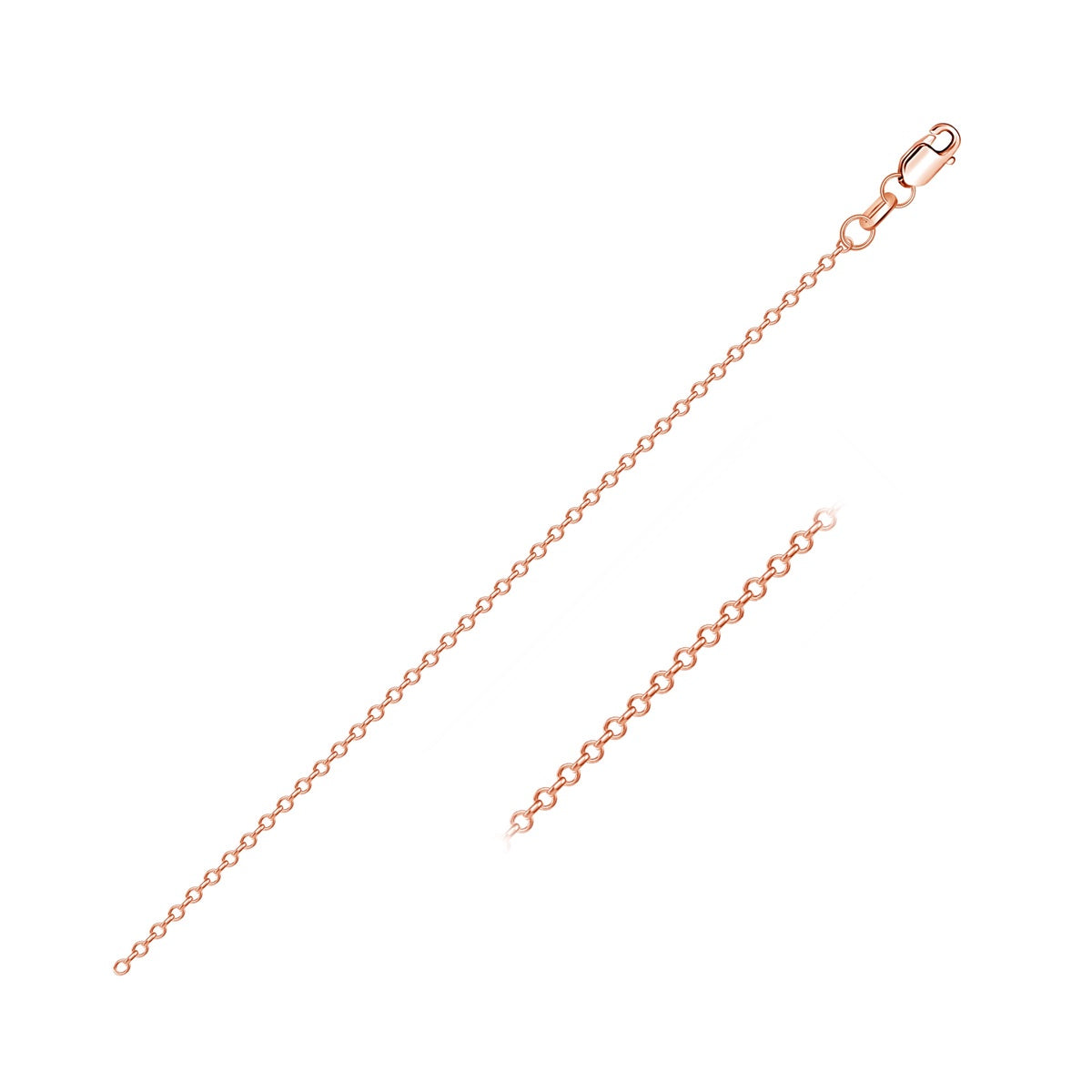 14k PK Gold Cable Chain