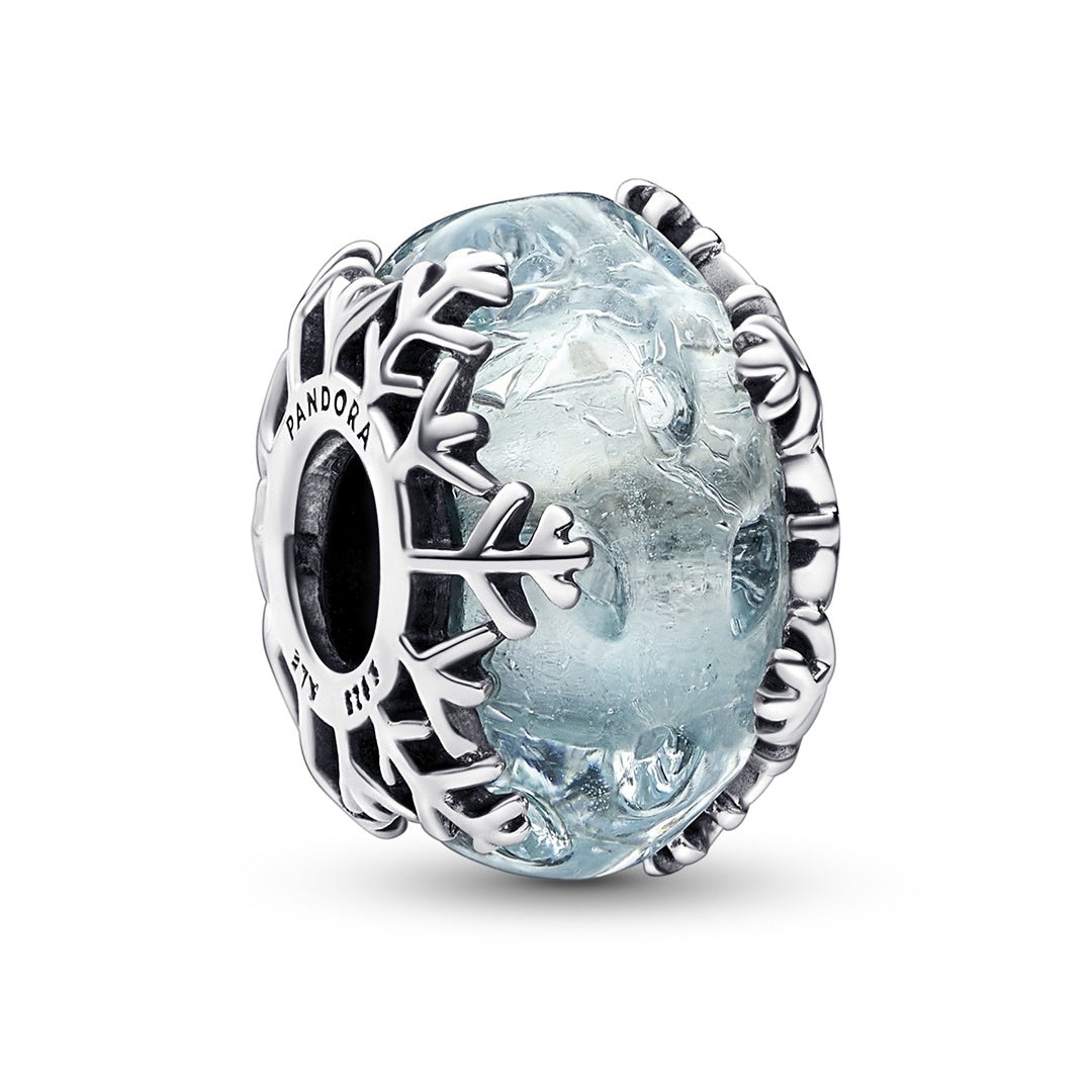 Pandora Winter Blue Snowflake Murano Charm – Elisa Ilana