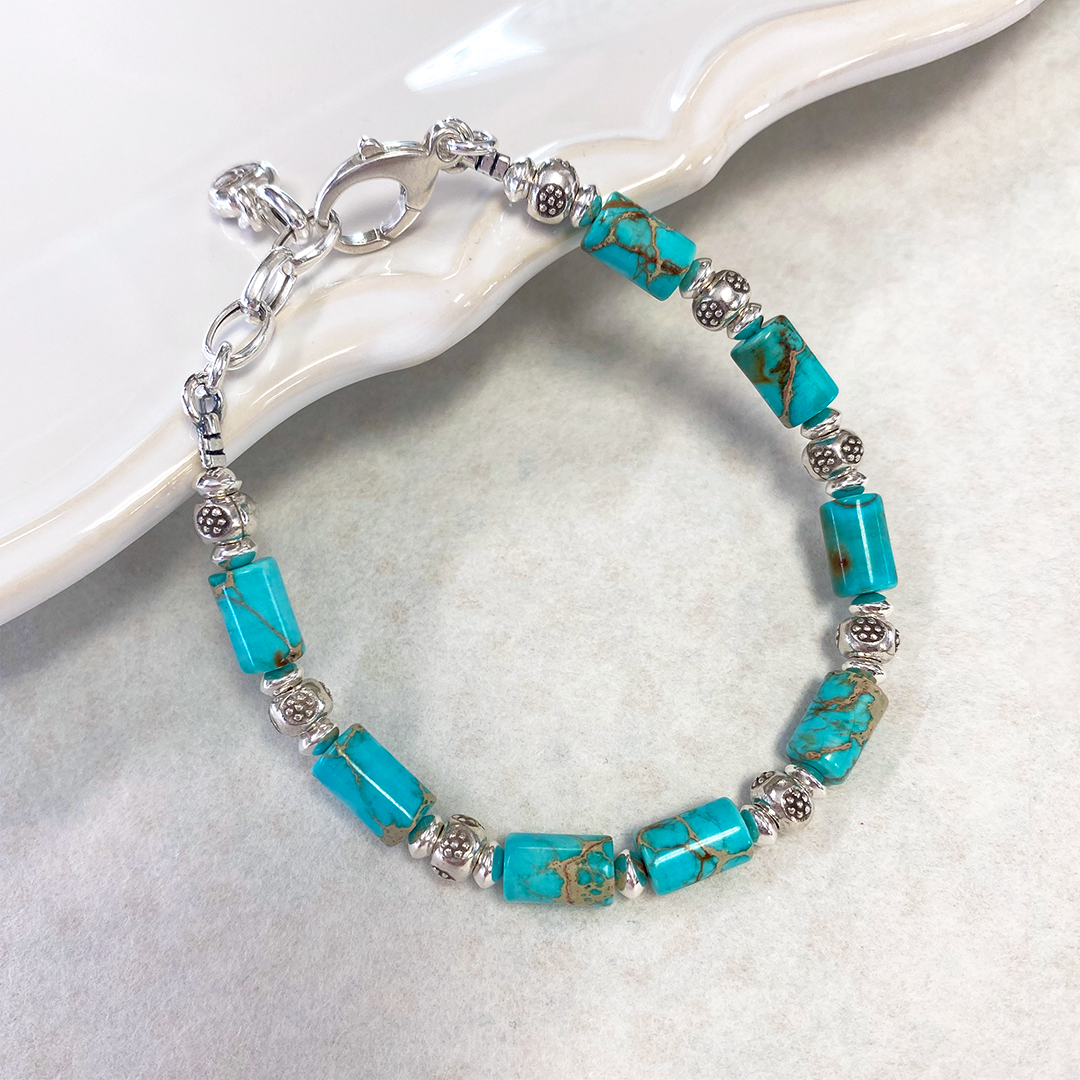 Arizona Turquoise and Fine Silver Bracelet