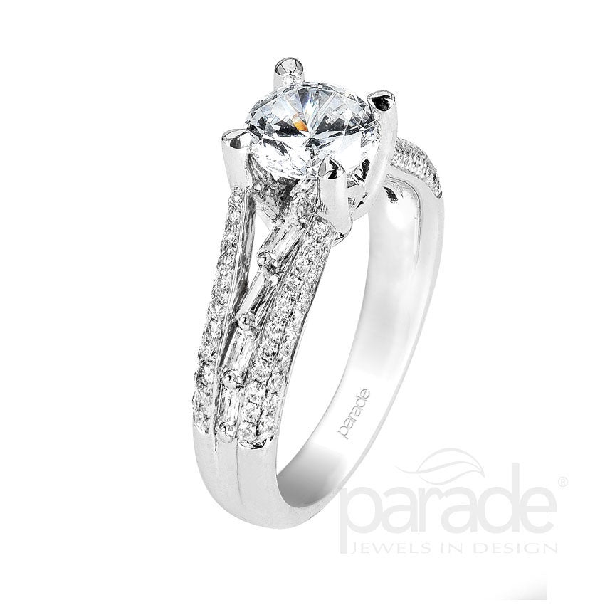 Parade 18KW Diamond Semi-Mount Engagement Ring