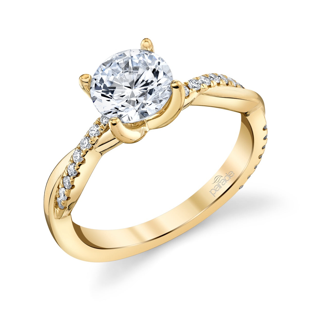 Parade Braided Union Diamond Engagement Ring