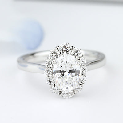 Parade 'Classic' Oval Diamond Engagement Ring