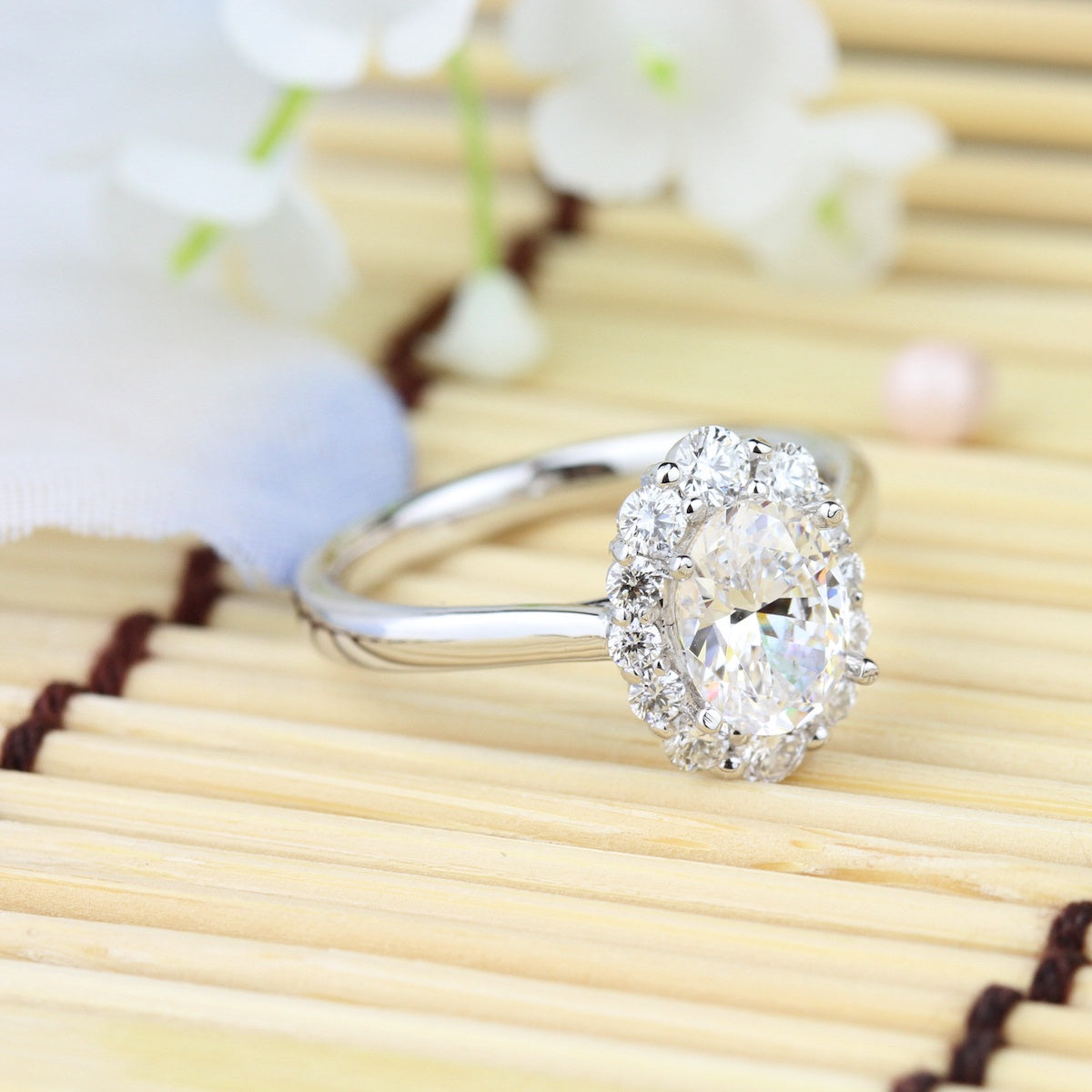 Parade 'Classic' Oval Diamond Engagement Ring