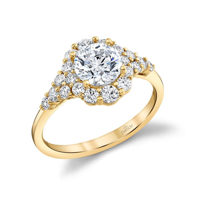 Parade Classic Round Diamond Engagement Ring