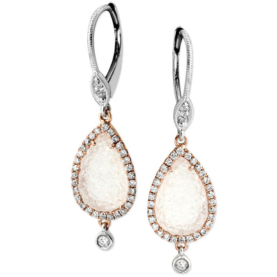 Drusy & Diamond Earrings-342258