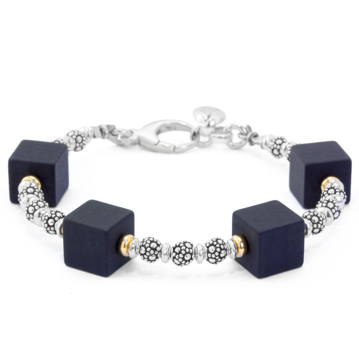 The Goddess Collection Square Onyx Bracelet