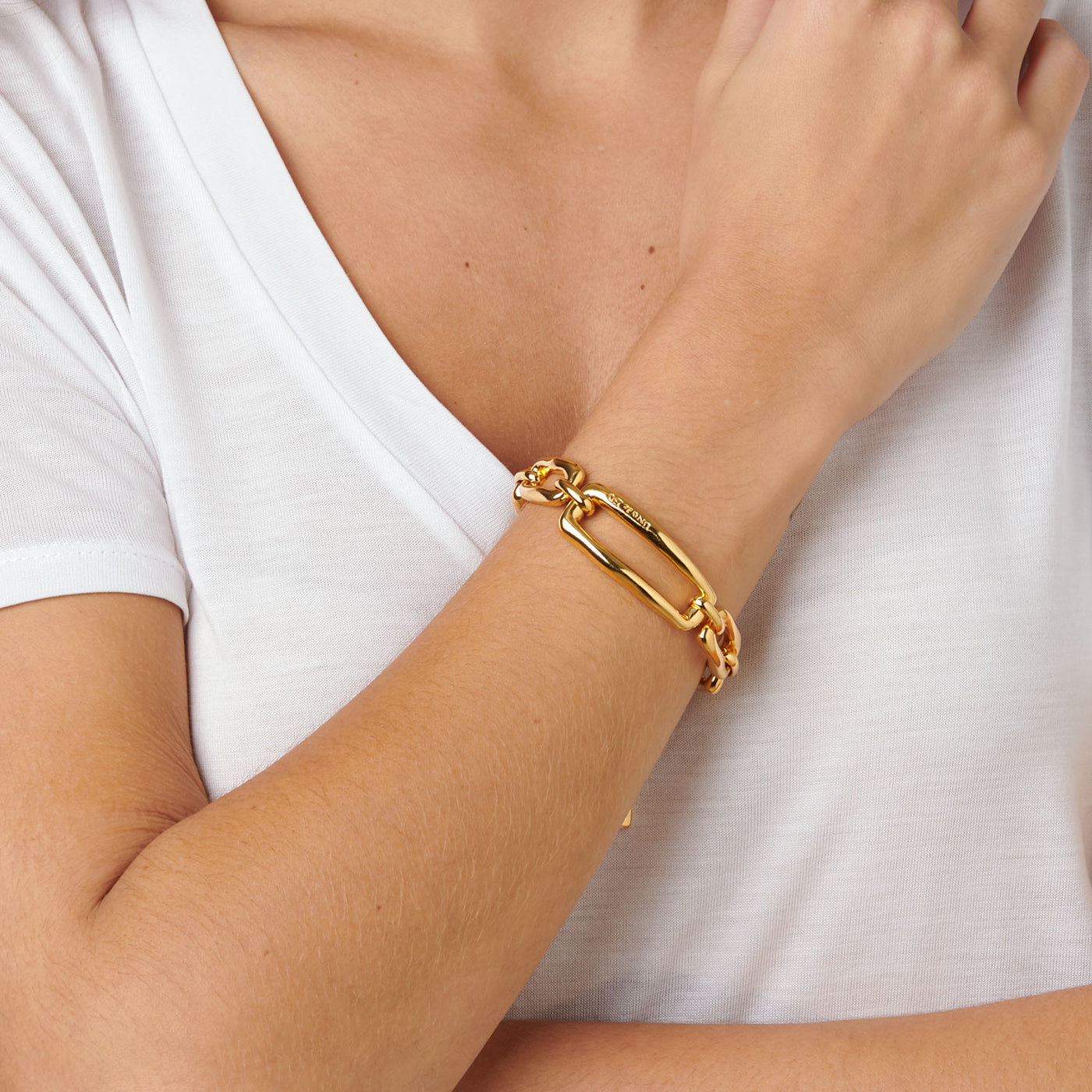 UNOde50 GOLD CHAIN BY CHAIN Bracelet