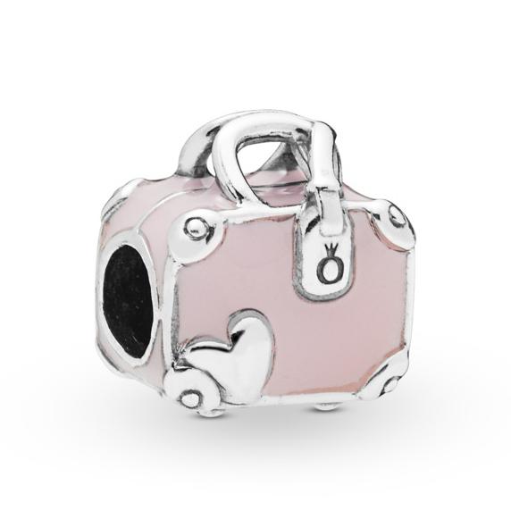 Pandora Pink Travel Bag Charm スターリングシルバー Pandora Pink Travel Bag Charm – Elisa Ilana