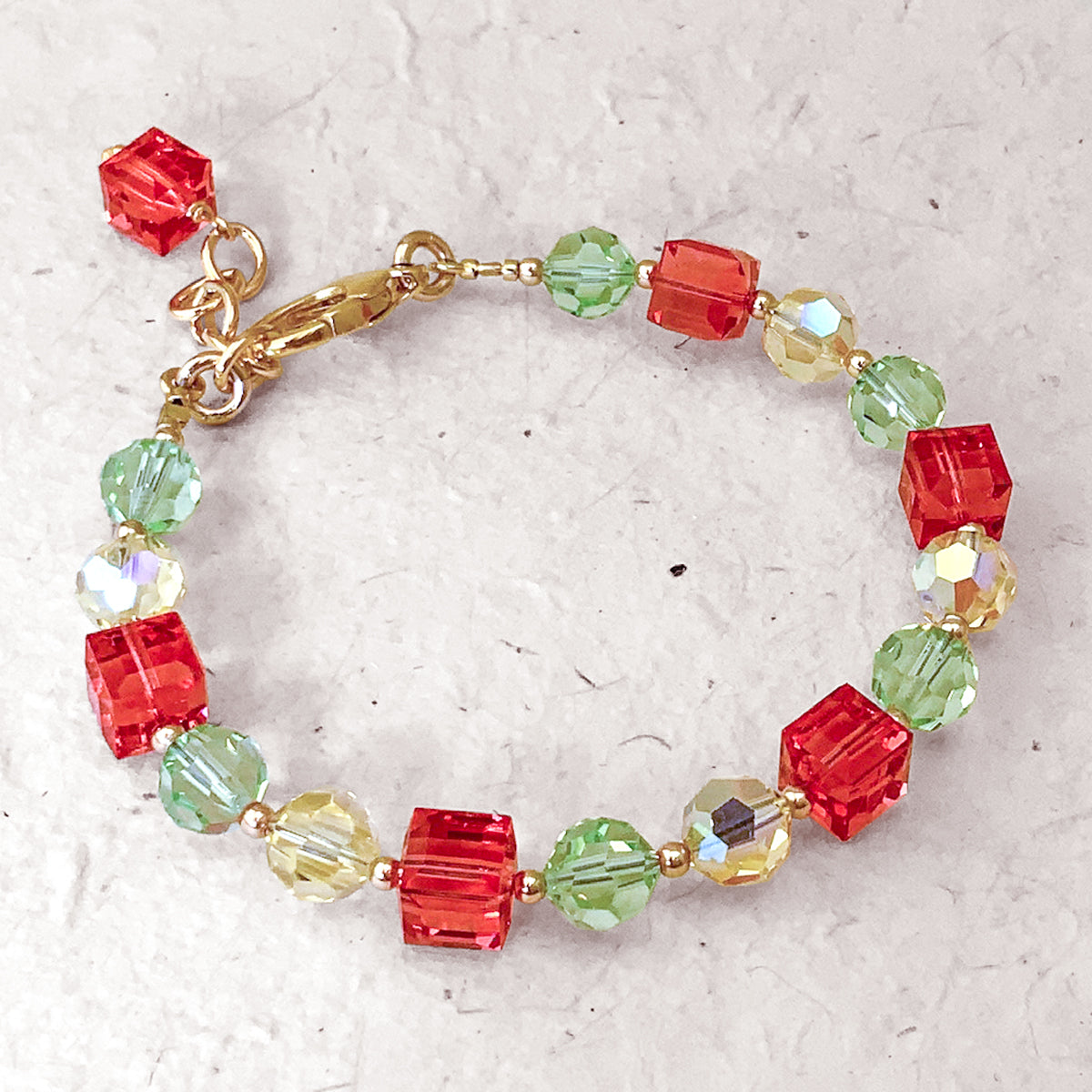 The Pomme Collection -"Citrus' Crystal Bracelet