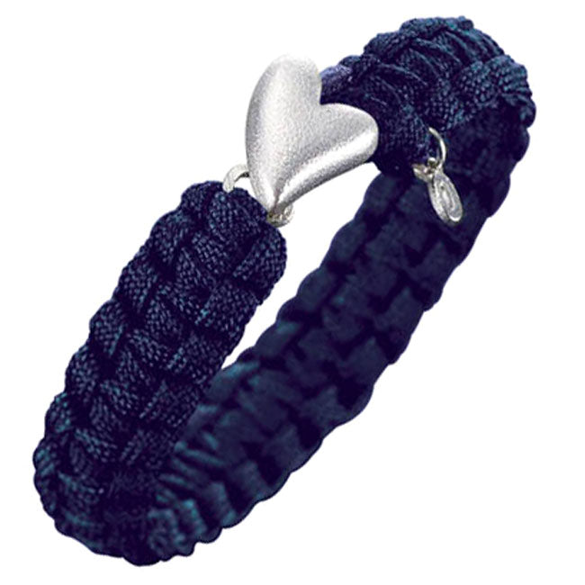 Soldier Navy Bracelet w/Silver Heart Clasp ONLY 1 LEFT!