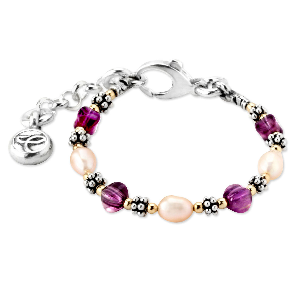 Pearl and Amethyst Baby Bracelet-342882