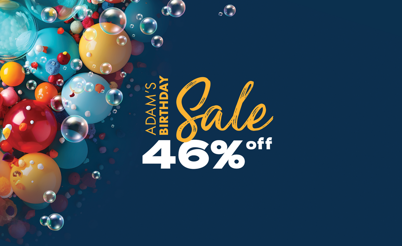 Adam’s Birthday Sale – 46% Off Jewelry