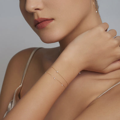 RELEVE | Single Suspended Diamond Bracelet