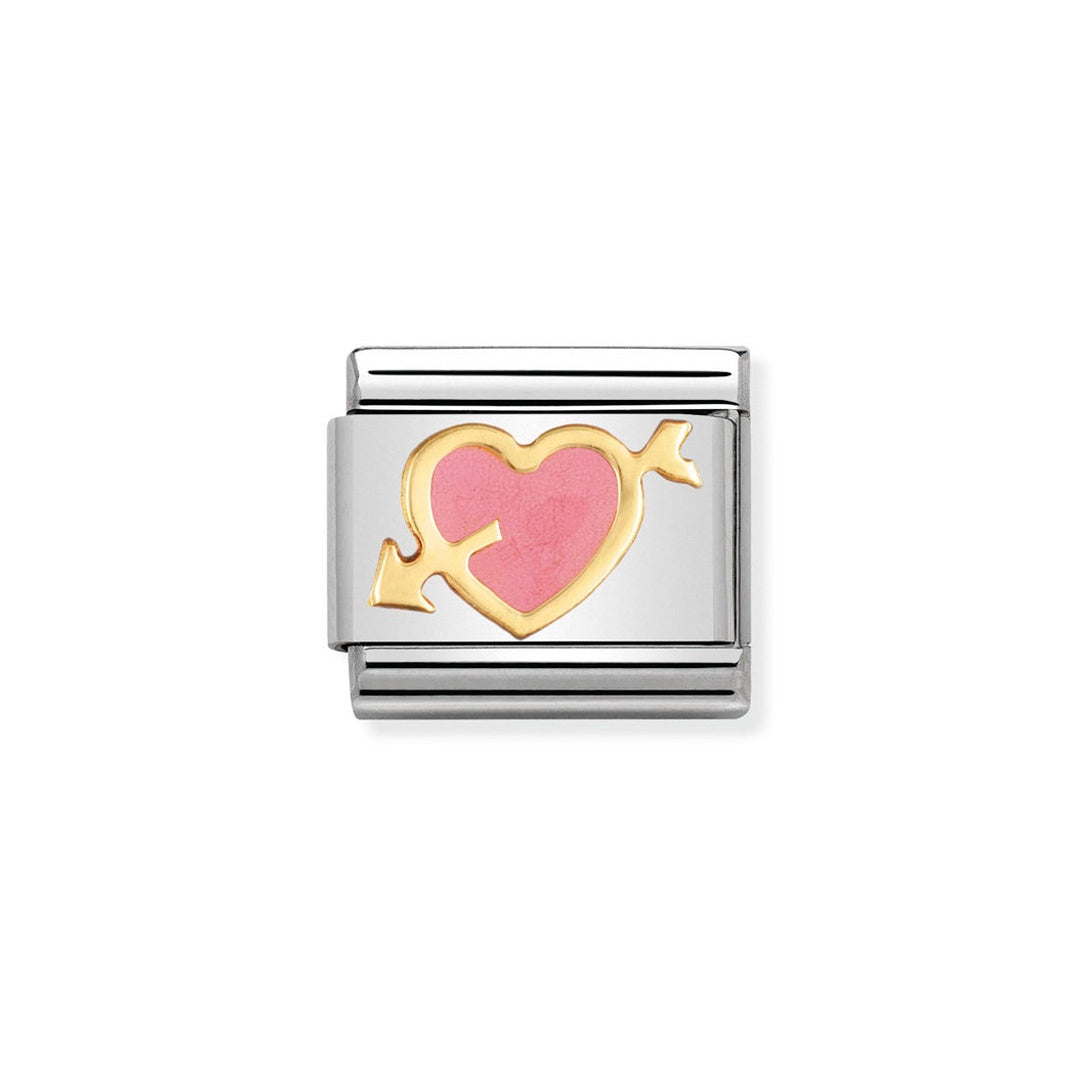 Composable Classic Link, Pink Heart with Arrow