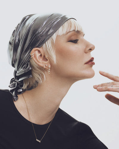 LIZZO | Graduated Lab-Grown Diamond Huggie Hoop