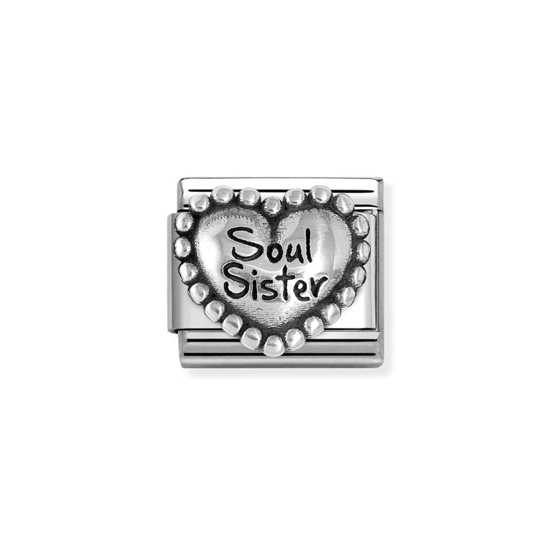 Composable Classic Link, Beaded Heart - Soul Sister