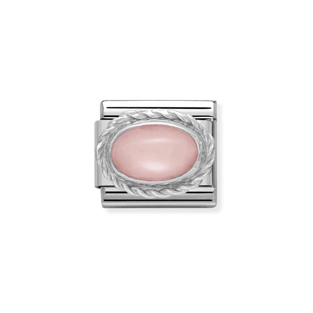 Composable Classic Link, Oval Pink Opal