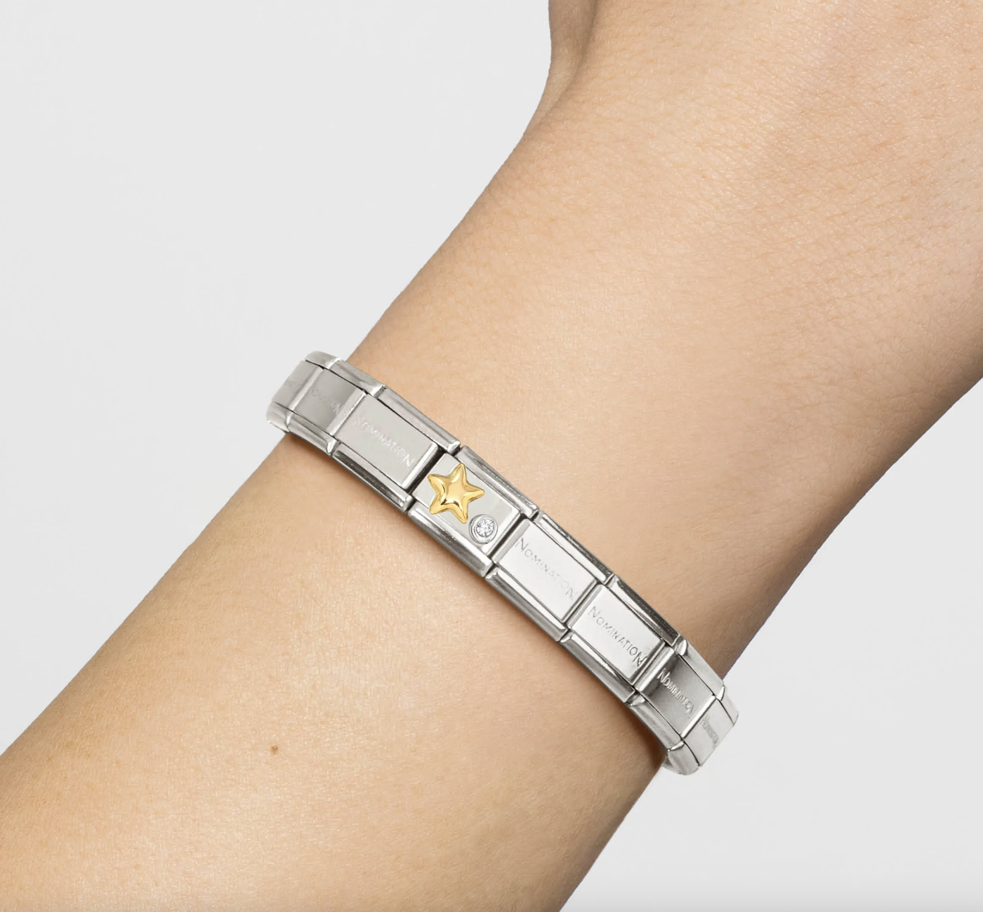 Composable Classic Link, Gold Star & CZ