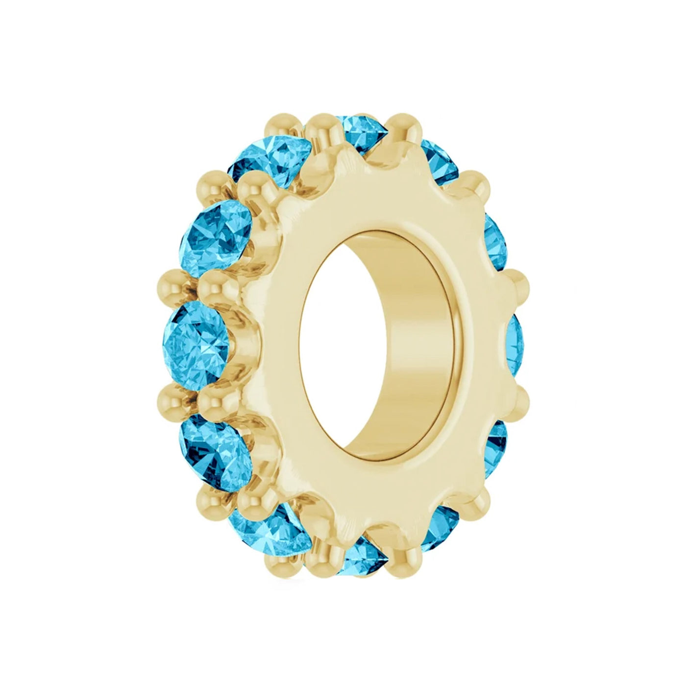 14K Birthstone Wheels