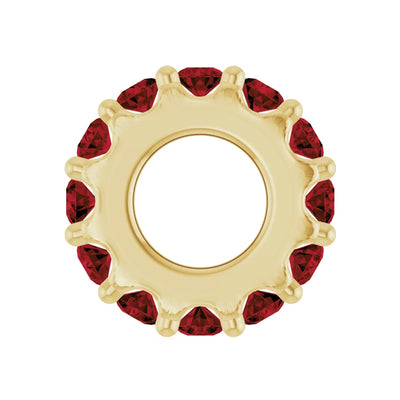 14K Birthstone Wheels