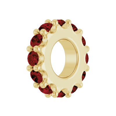 14K Birthstone Wheels