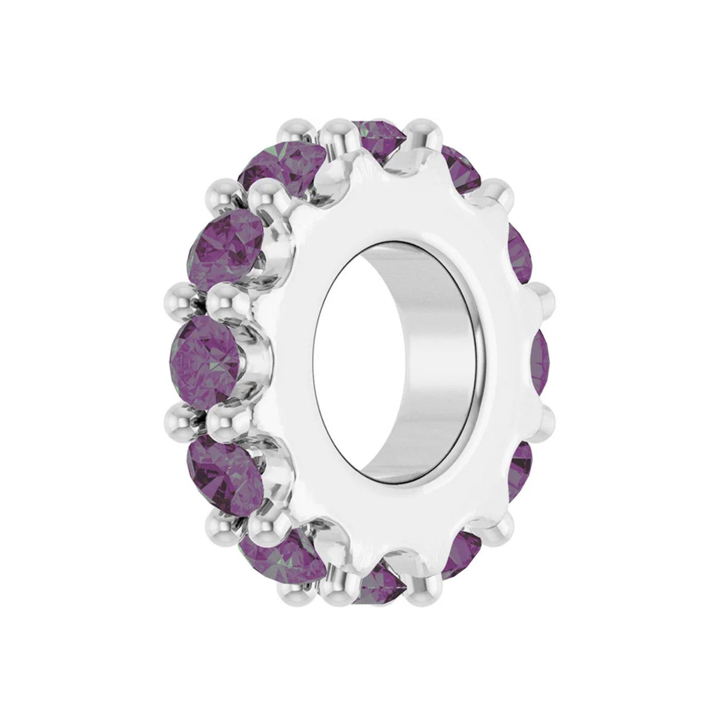 Sterling Silver Birthstone Wheel