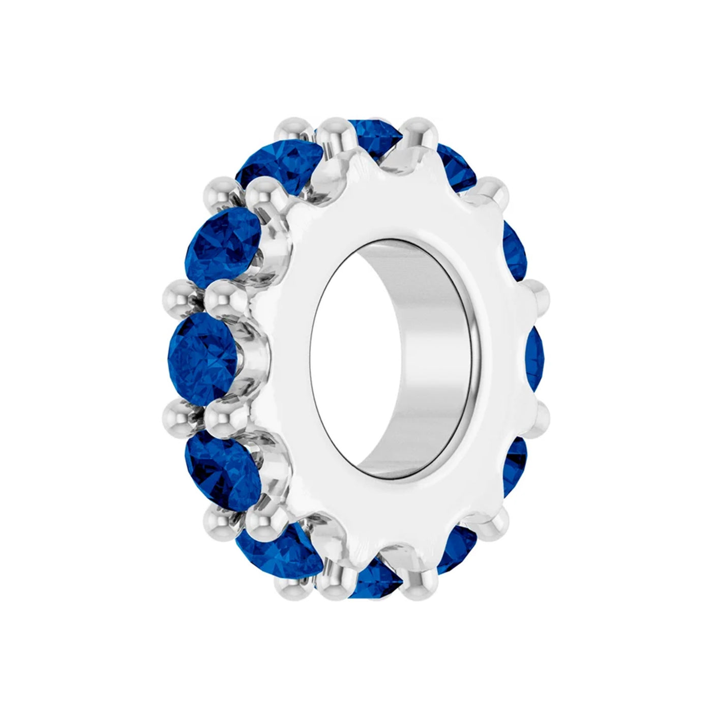 Sterling Silver Birthstone Wheel