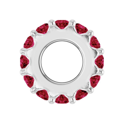 Sterling Silver Birthstone Wheel